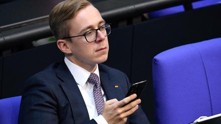 Warb für ein IT-Startup: Philipp Amthor (CDU) 