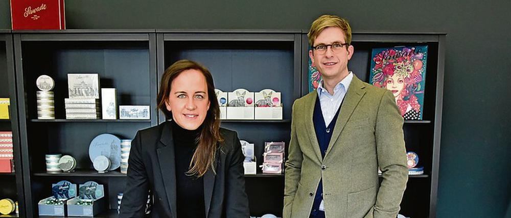 Die Sawade-Besitzer Melanie und Benno Hübel.
