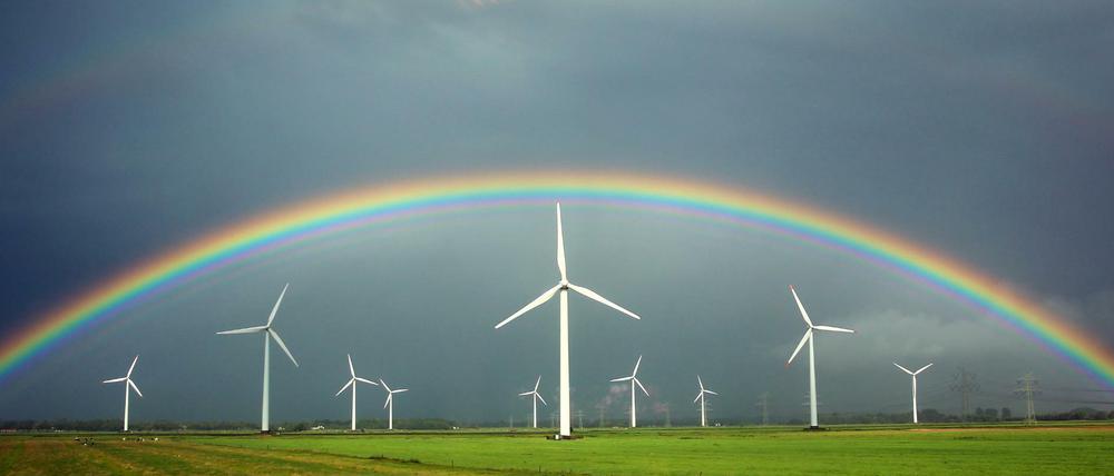 Der Heiligenschein des Himmels. Windkraftanlagen in Schleswig-Holstein. 