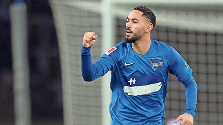 Wieder dabei. Hertha setzt auf die Power von Matheus Cunha. Foto: Stache/dpa
