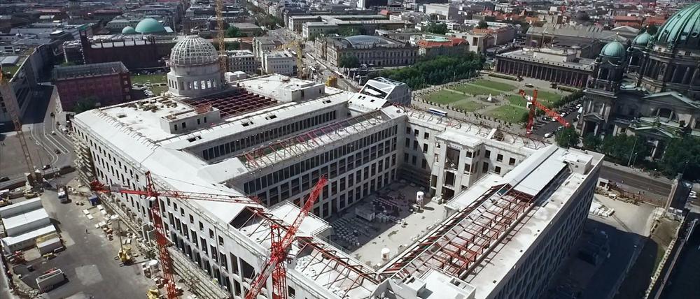 Viele Diskussionen um Architektur und Inhalt: das Humboldt-Forum als Baustelle.
