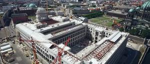 Viele Diskussionen um Architektur und Inhalt: das Humboldt-Forum als Baustelle. 