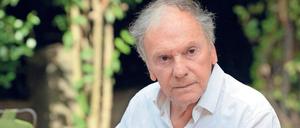 Gesicht mit Melodie. Der Schauspieler Jean-Louis Trintignant, fotografiert im Jahr 2012 beim Signieren seiner Autobiografie. 