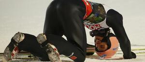 Kann es selbst kaum glauben. Karl Geiger freut sich über den größten Einzelsieg seiner Karriere.