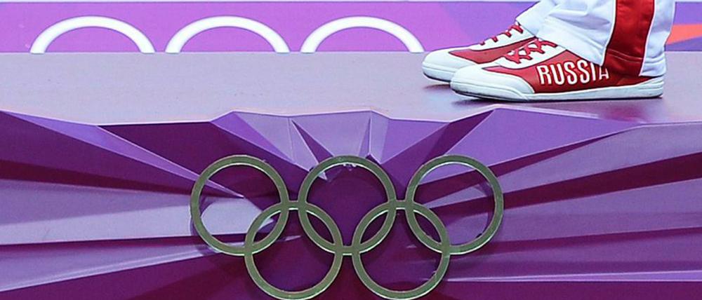 Podestplätze bei Olympia sind für Russland Usus.