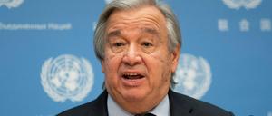 UN-Generalsekretär Antonio Guterres verurteilte die Entführung von Hunderten Kindern in Nigeria scharf.