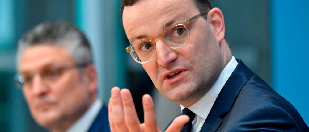 Minister Jens Spahn und RKI-Chef Lothar Wieler.