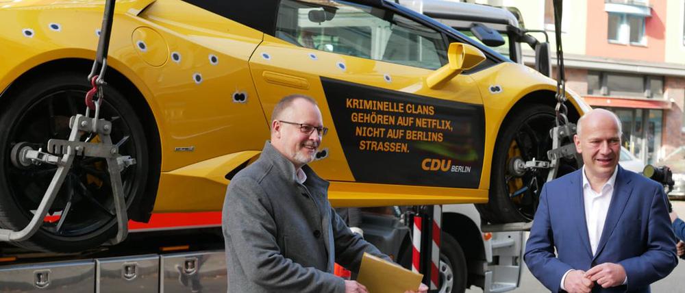 Falko Liecke (links) soll Teil der neuen Landesregierung unter Führung von Kai Wegner werden.