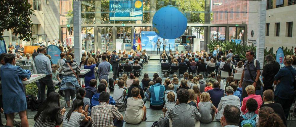 Wird es mal wieder so schön? Siegerehrung 2019 im Lichthof des Auswärtigen Amtes