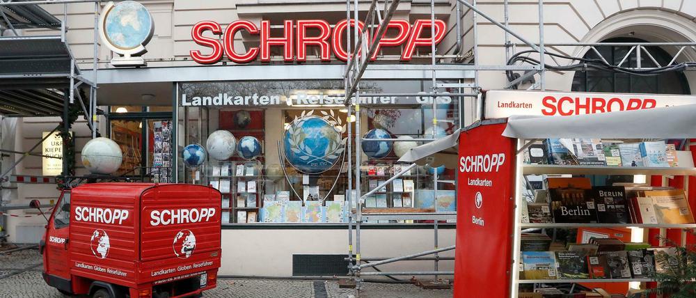 Die Reisebuchhandlung Schropp eines der ältesten Unternehmen der Stadt.