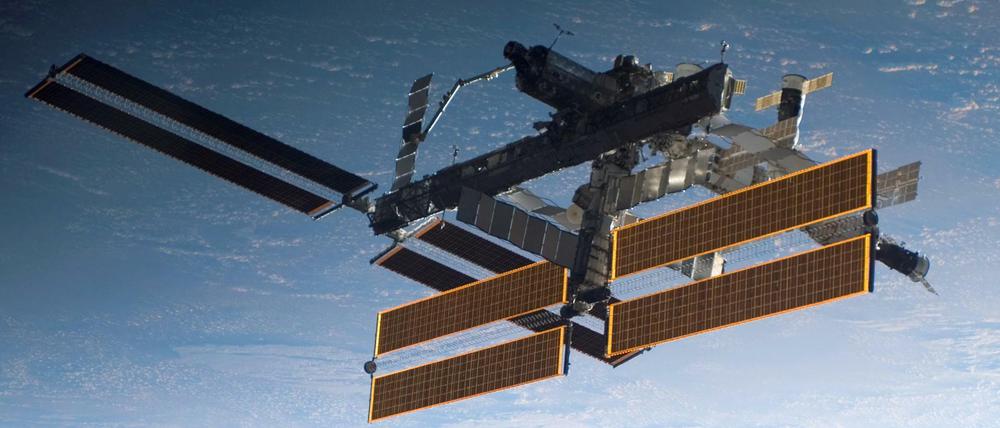 Die Internationale Raumstation (ISS).