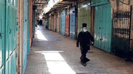 In den Jerusalemer Altstadtgassen herrscht ungewohnte Stille.