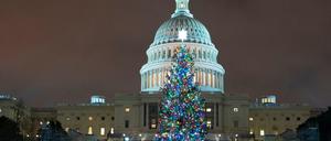 Der Weihnachtsbaum am US-Kapitol