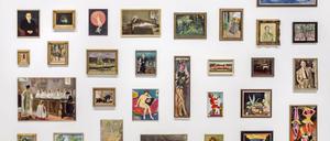 Petersburger Hängung: Die Ausstellung zeigt, wie vielfältig die Herkunftsgeschichten der Bilder sind.