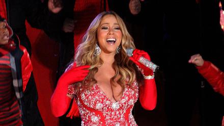 Mariah Carey bei einem Weihnachtsauftritt (Archivbild).