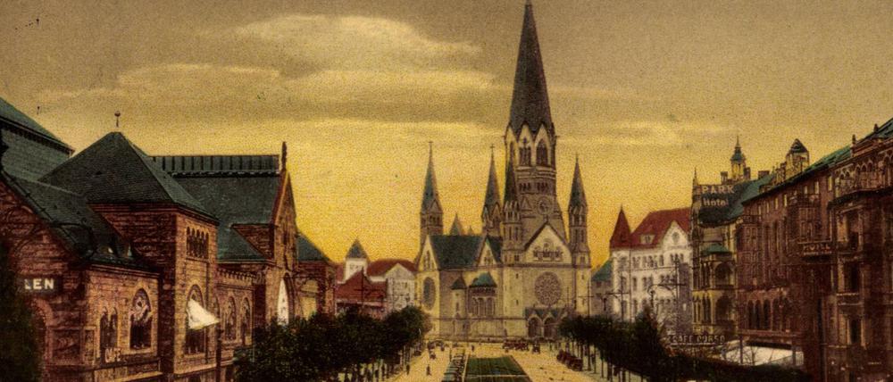Berlin Charlottenburg mit Gedächtniskirche. In dieser Gegend wächst Patience auf.