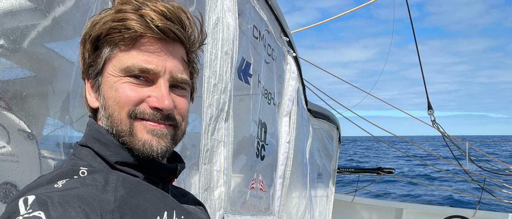 Deutschlands erster Vendée-Globe-Teilnehmer, Boris Herrmann, feiert Heiligabend auf See.