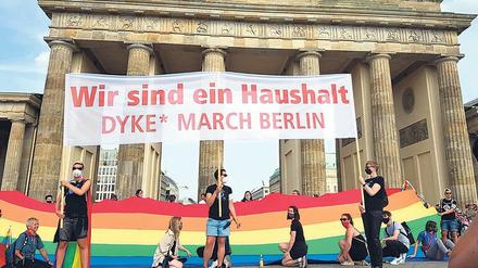 Der Dyke*March ging im Sommer für die Sichtbarkeit queerer Lebensmodelle auf die Straße. 