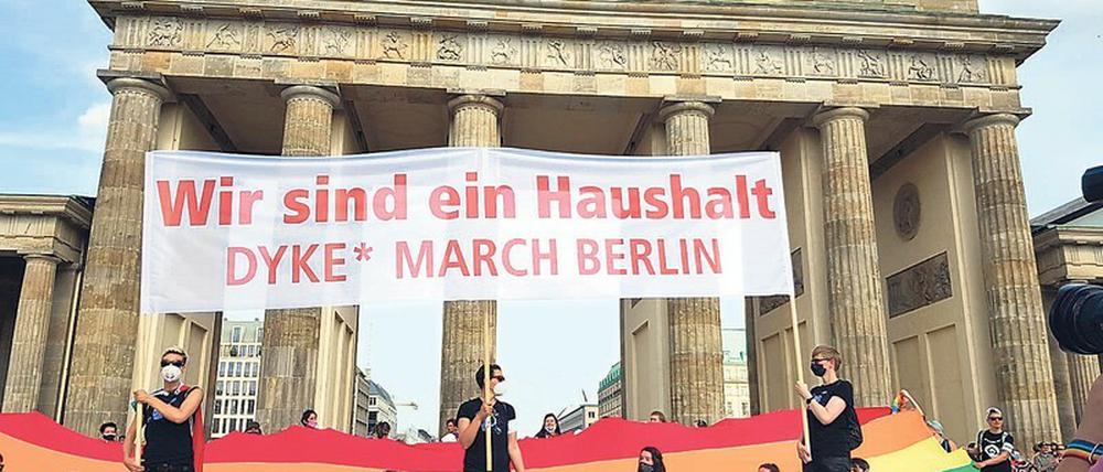 Der Dyke*March ging im Sommer für die Sichtbarkeit queerer Lebensmodelle auf die Straße. 
