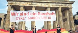 Der Dyke*March ging im Sommer für die Sichtbarkeit queerer Lebensmodelle auf die Straße.