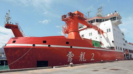 Unerwartete Hilfe. Der chinesische Eisbrecher Xuelong 2 unterstützte Australien.