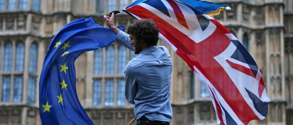 Getrennte Wege: Die EU und Großbritannien.