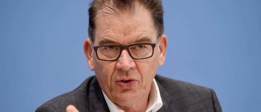 Gerd Müller (CSU), Bundesminister für wirtschaftliche Zusammenarbeit und Entwicklung. 