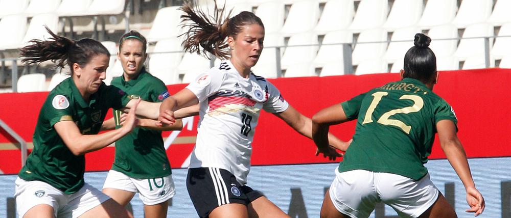 Echte Erfolgsserie: Bereits im September konnte sich die deutsche Nationalmannschaft mit 3:0 gegen Irland durchsetzen.