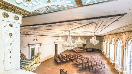 Der Kammermusiksaal des historischen Deutschen Theater in Riga ist sanierungsbedürftig. 