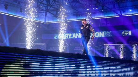 Gut geschlagen auf dem Weg ins Finale. Gary Anderson will am Sonntag den Titel holen. 