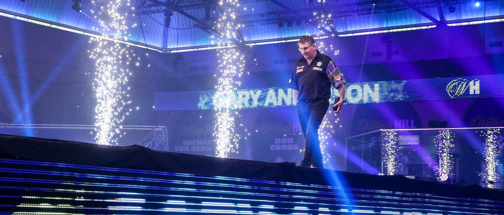 Gut geschlagen auf dem Weg ins Finale. Gary Anderson will am Sonntag den Titel holen. 