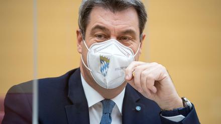 Scharfe Beschränkungen beibehalten. Bayerns Ministerpräsident Söder prescht vor der Bund-Länder-Runde vor.