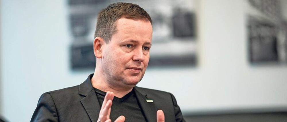 Bald Berlins Regierender Bürgermeister? Klaus Lederer in seinem Büro in der Senatsverwaltung.