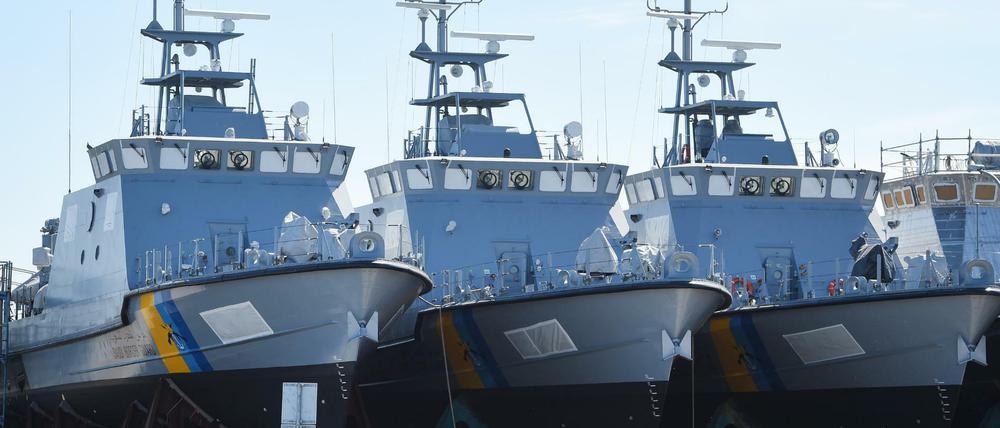 Die Bundesregierung genehmigte den Export von in Mecklenburg-Vorpommern gebauten Patrouillenbooten nach Ägypten genehmigt.