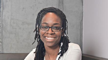 Die Berliner Schriftstellerin Sharon Dodua Otoo, 1972 in London geboren.