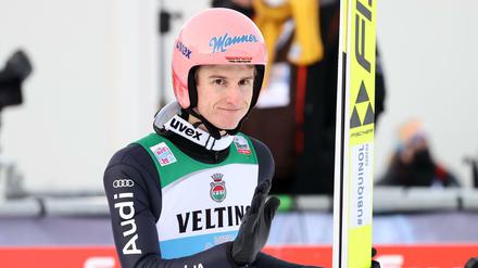 Karl Geiger wurde in Garmisch-Partenkirchen Fünfter.