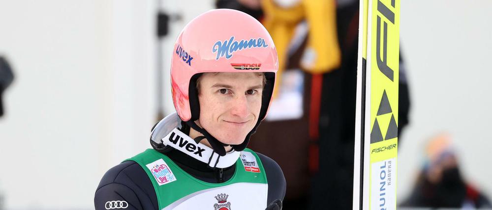 Karl Geiger wurde in Garmisch-Partenkirchen Fünfter.