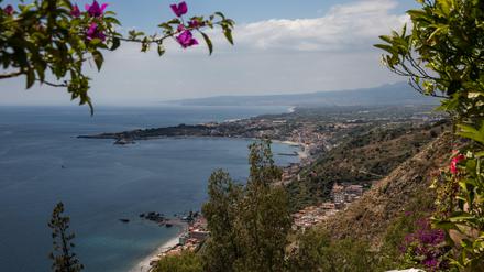 Kleine Oase. Taormina in Sizilien.