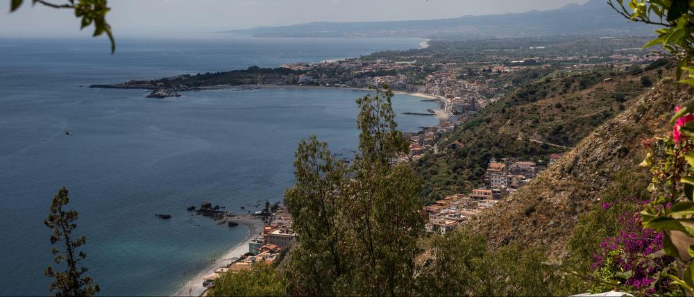 Kleine Oase. Taormina in Sizilien.