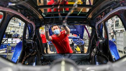 Die VW-Tochter Porsche, im Bild die Fertigung in Leipzig, kommt relative glimpflich durch die Coronazeit. 