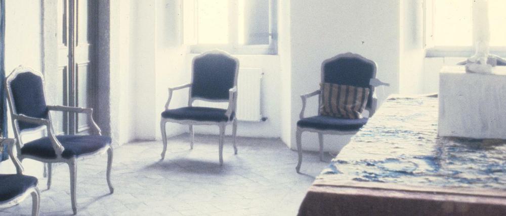 Lässiges Interieur. Renaissance-Haus von Cy Twombly in Bassano.