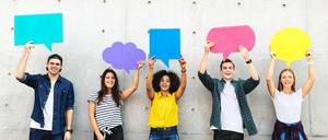 Vielfalt in der Sprache.