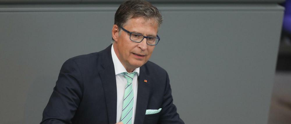 Der Abgeordnete Jens Koeppen (CDU/CSU) spricht im Bundestag.