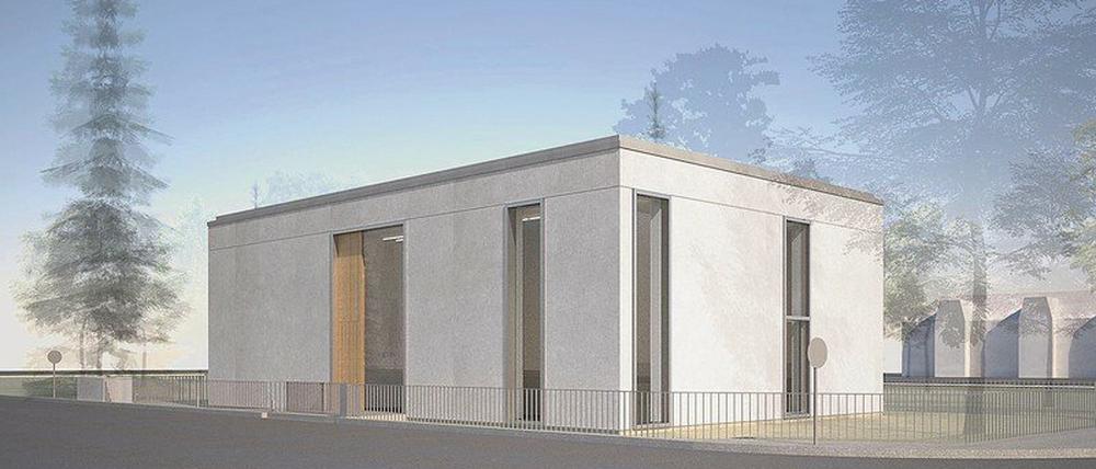 Ein kleiner Park an der Dahlemer Taylorstraße ist die neue Adresse der Galerie Bastian.