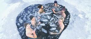 Bei diesem Bild frieren einem schon beim Anblick die Zehen ab. Für das Herz-Kreislauf-System kann die Kälte aber sehr hilfreich sein.