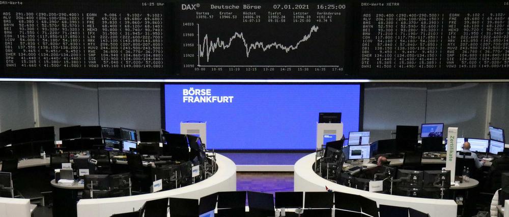 Der Dax ist am Donnerstag auf ein neues Rekordhoch geklettert. 
