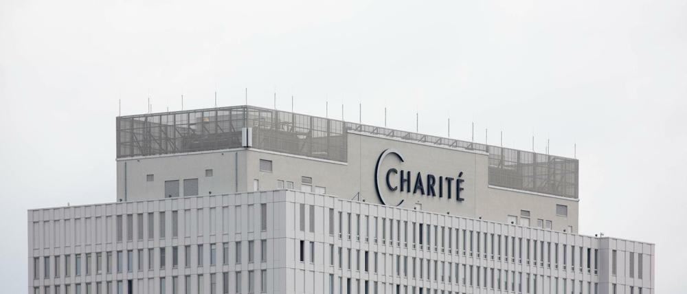 Das Bettenhaus der Charité in Berlin-Mitte