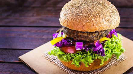 Vegetarischer Hamburger.