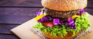 Vegetarischer Hamburger.