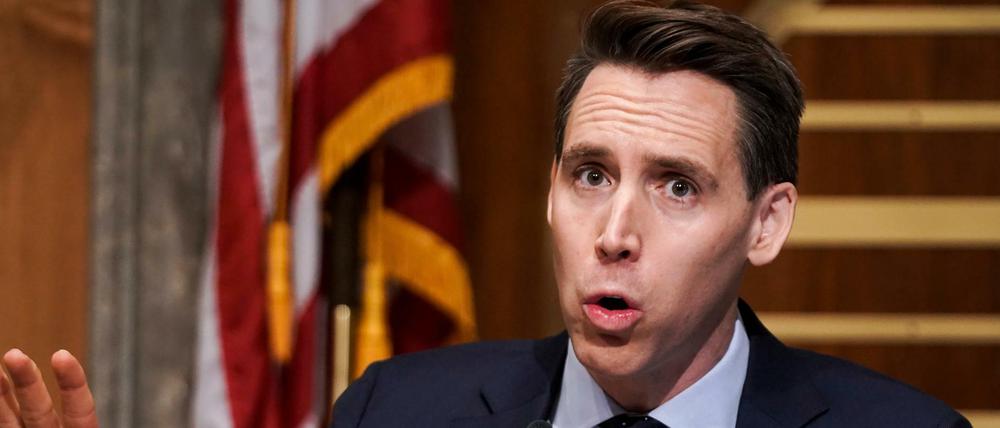 Josh Hawley, republikanischen Senator, will Präsident werden. 